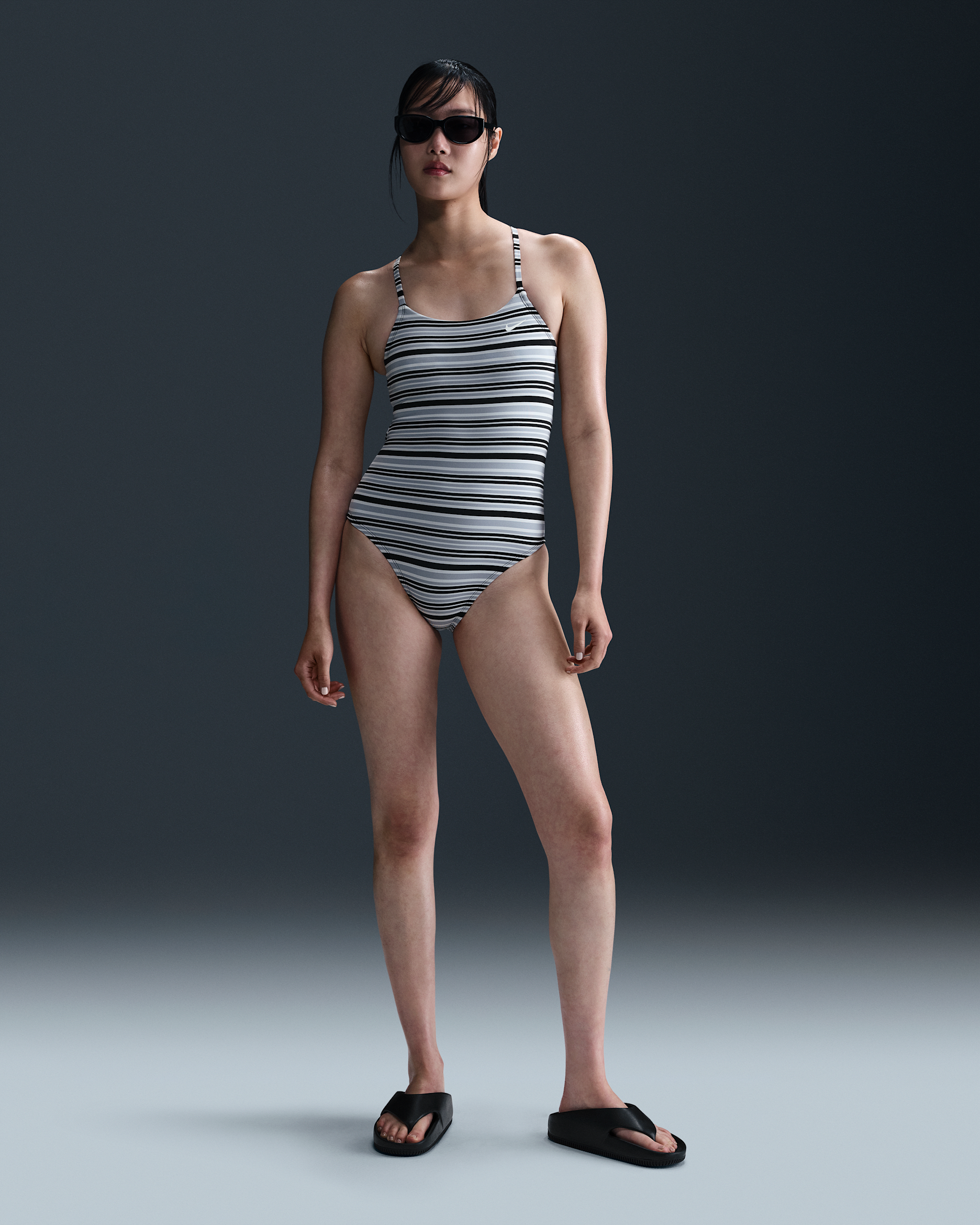 Nike Swim Women's Lace-Up One-Piece. Nike.com